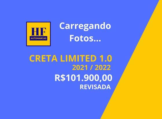 HYUNDAI CRETA 1.0 TGDI FLEX LIMITED AUTOMÁTICO HYUNDAI CRETA 1.0 TGDI FLEX LIMITED AUTOMÁTICO